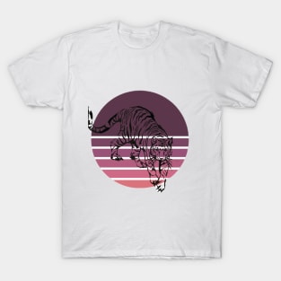 RETRO SUNSET TIGER T-Shirt